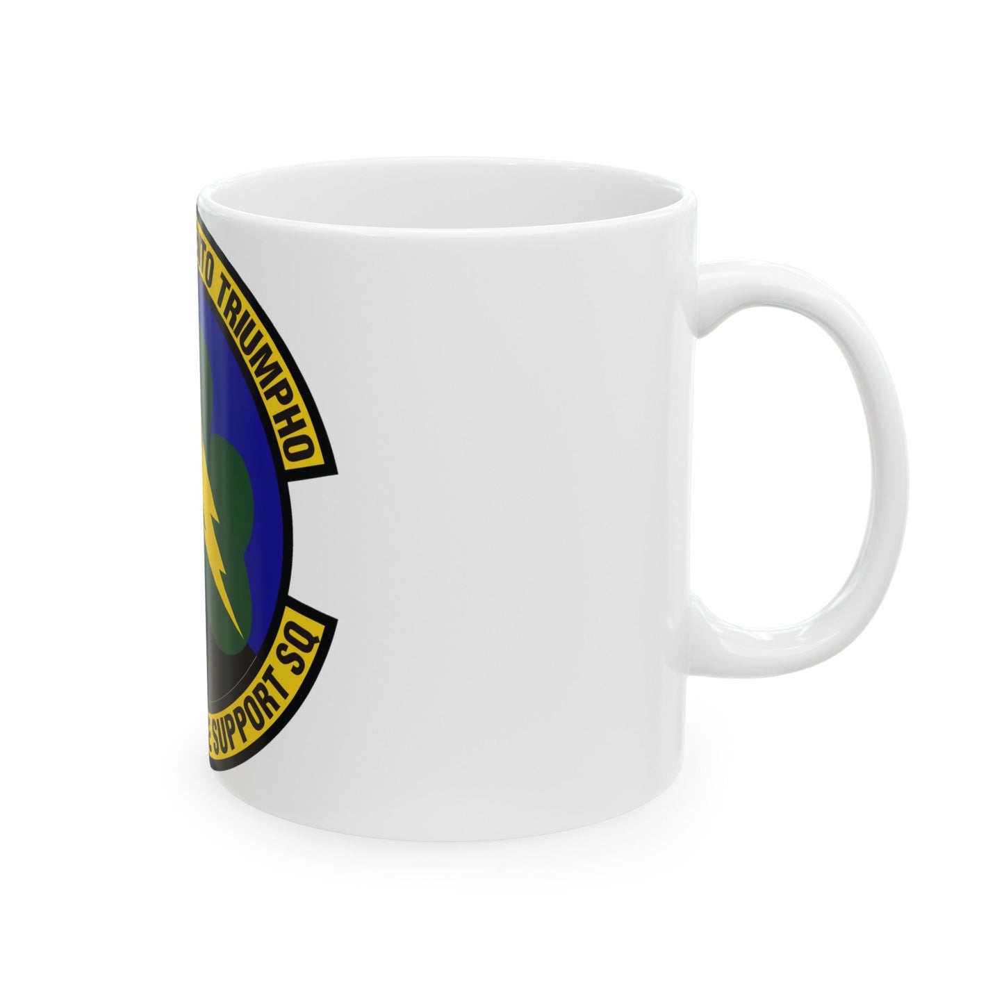 102d Intelligence Support Squadron (U.S. Air Force) White Coffee Mug-The Sticker Space
