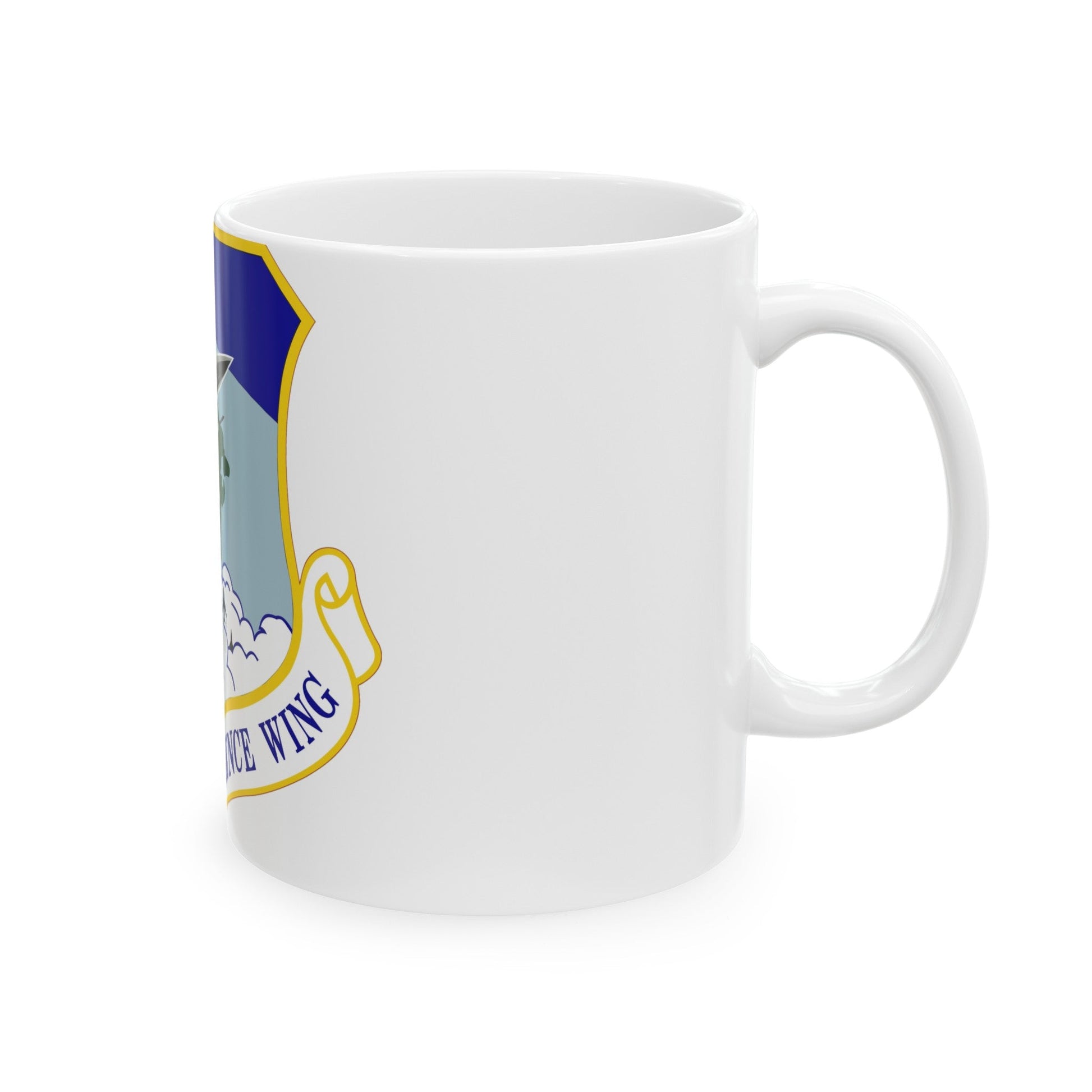 102d Intelligence Wing (U.S. Air Force) White Coffee Mug-The Sticker Space