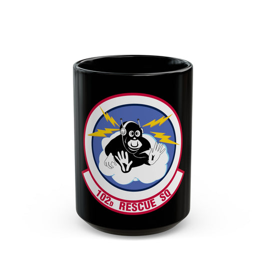 102d Rescue Squadron (U.S. Air Force) Black Coffee Mug-15oz-The Sticker Space