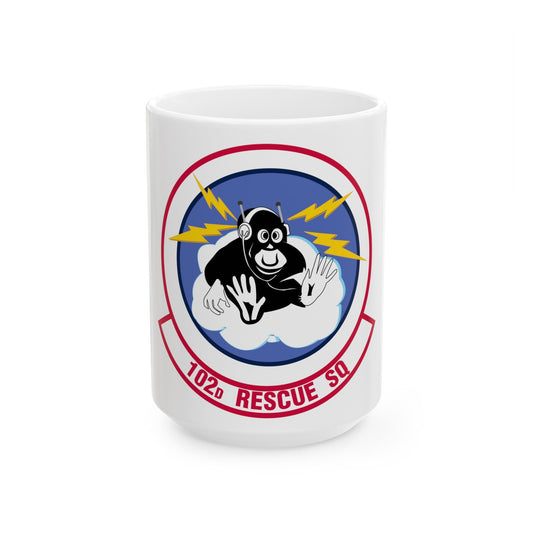 102d Rescue Squadron (U.S. Air Force) White Coffee Mug
