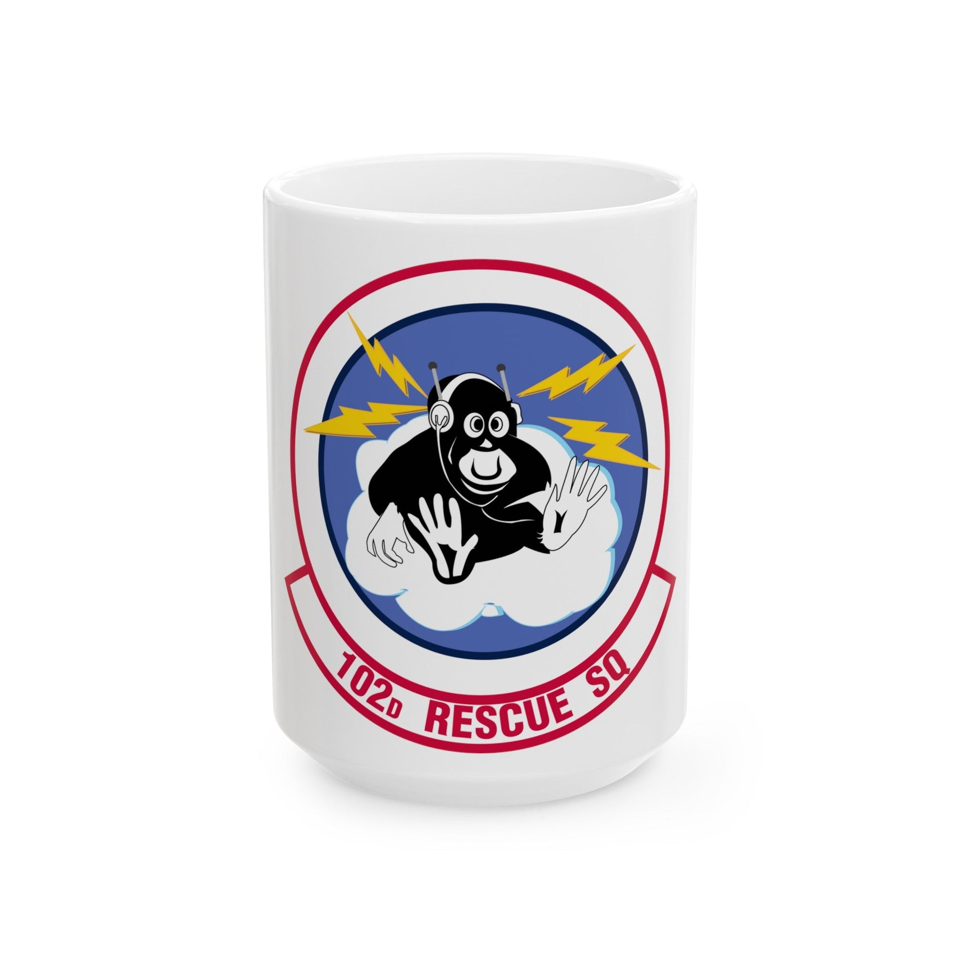 102d Rescue Squadron (U.S. Air Force) White Coffee Mug-15oz-The Sticker Space