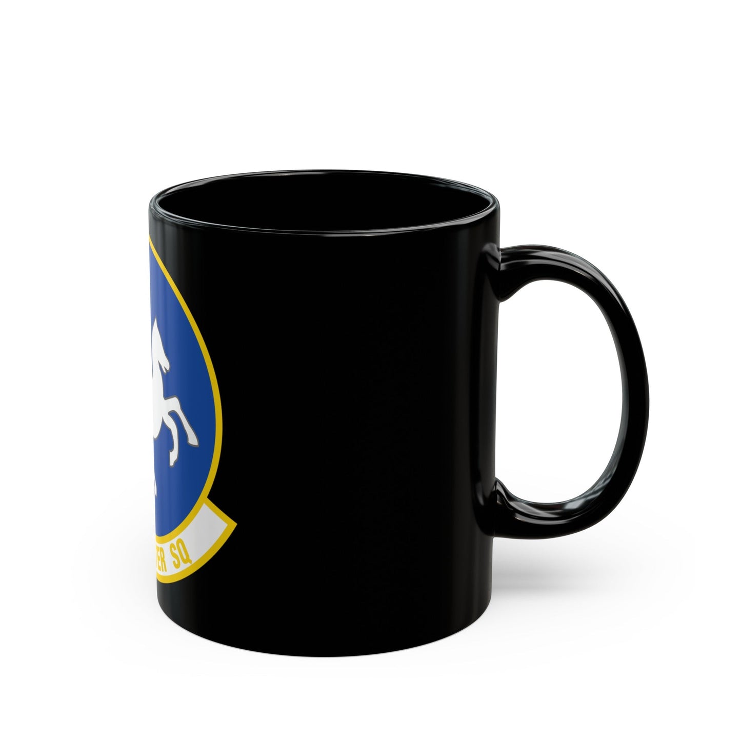 103d Fighter Squadron (U.S. Air Force) Black Coffee Mug-The Sticker Space