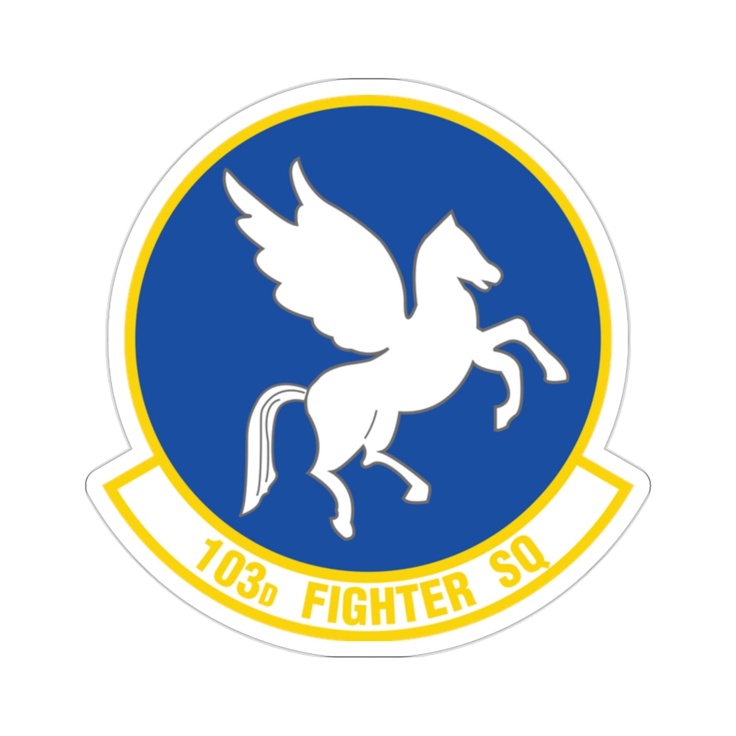 103d Fighter Squadron (U.S. Air Force) STICKER Vinyl Die-Cut Decal-2 Inch-The Sticker Space