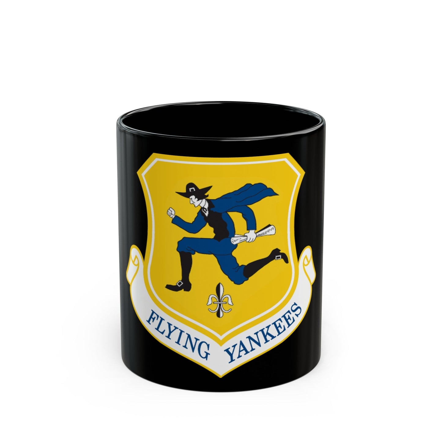103rd Airlift Wing (U.S. Air Force) Black Coffee Mug-11oz-The Sticker Space