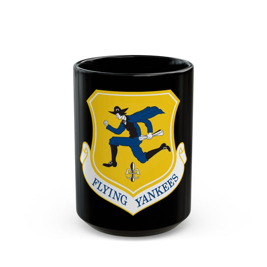 103rd Airlift Wing (U.S. Air Force) Black Coffee Mug-15oz-The Sticker Space