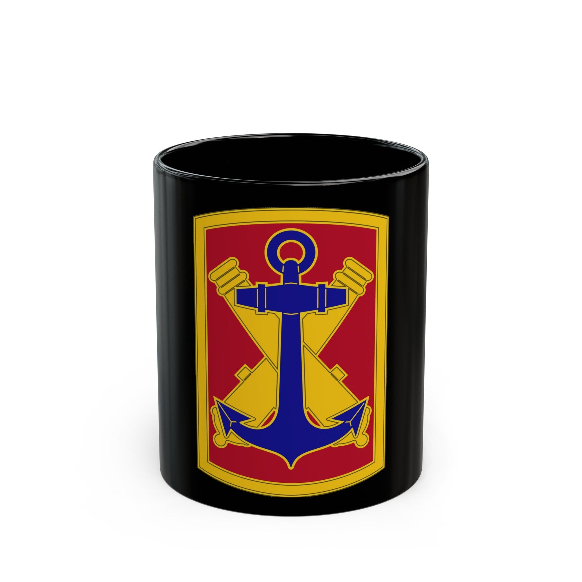 103rd Field Artillery Brigade (U.S. Army) Black Coffee Mug-11oz-The Sticker Space