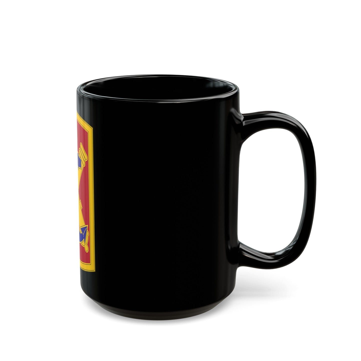 103rd Field Artillery Brigade (U.S. Army) Black Coffee Mug-The Sticker Space