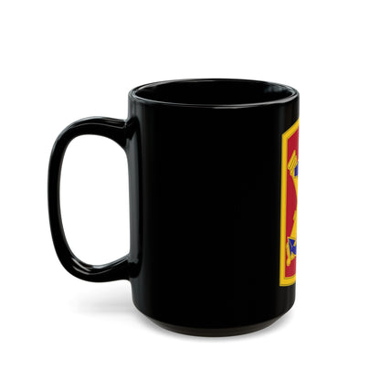 103rd Field Artillery Brigade (U.S. Army) Black Coffee Mug-The Sticker Space