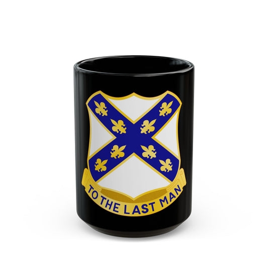 103rd Infantry Regiment (U.S. Army) Black Coffee Mug-15oz-The Sticker Space