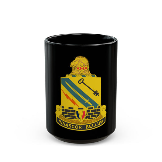 104 Engineer Battalion (U.S. Army) Black Coffee Mug-15oz-The Sticker Space