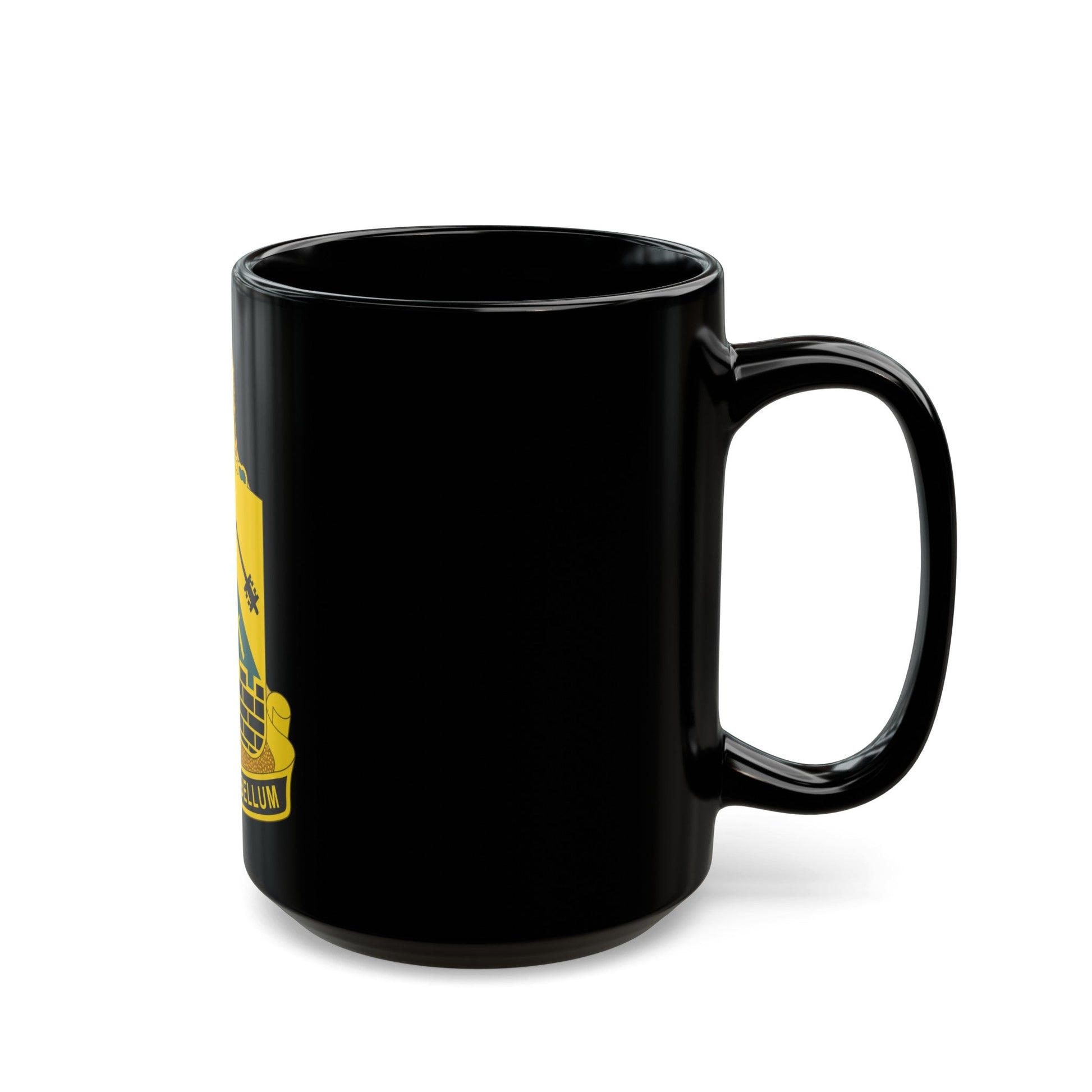 104 Engineer Battalion (U.S. Army) Black Coffee Mug-The Sticker Space