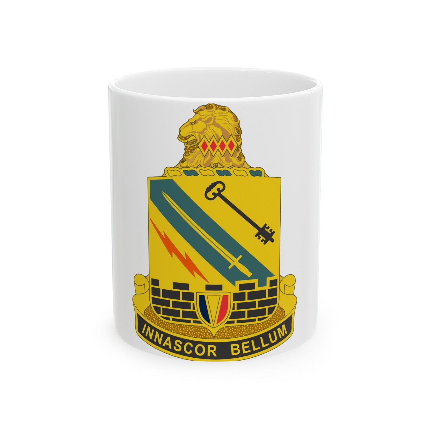 104 Engineer Battalion (U.S. Army) White Coffee Mug-11oz-The Sticker Space