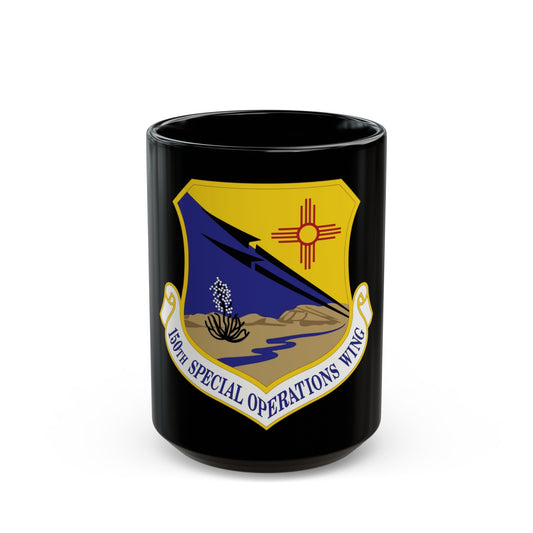 1042px 150th Special Operations Wing (U.S. Air Force) Black Coffee Mug-15oz-The Sticker Space