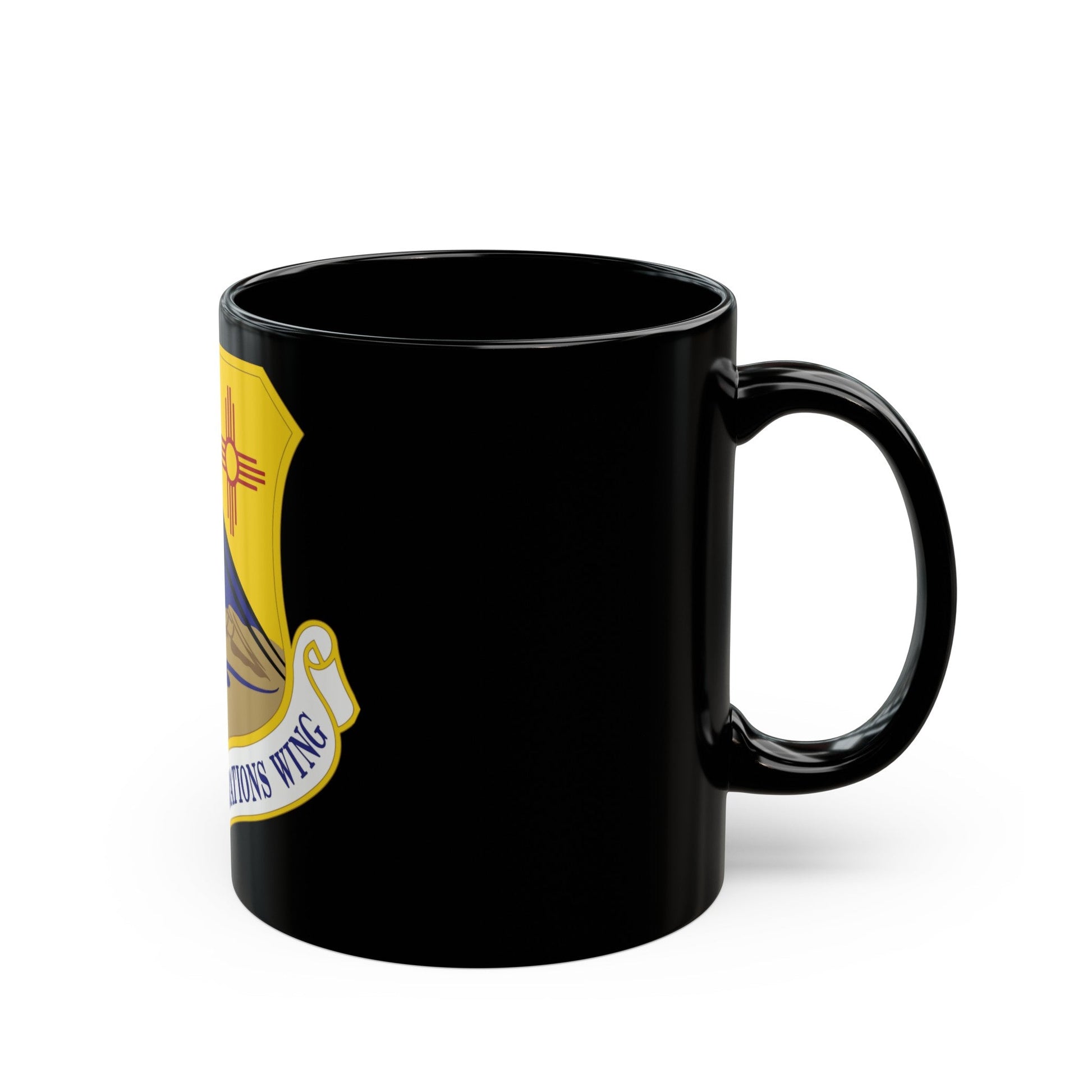 1042px 150th Special Operations Wing (U.S. Air Force) Black Coffee Mug-The Sticker Space