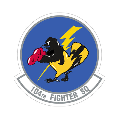 104th Fighter Squadron (U.S. Air Force) STICKER Vinyl Die-Cut Decal-3 Inch-The Sticker Space