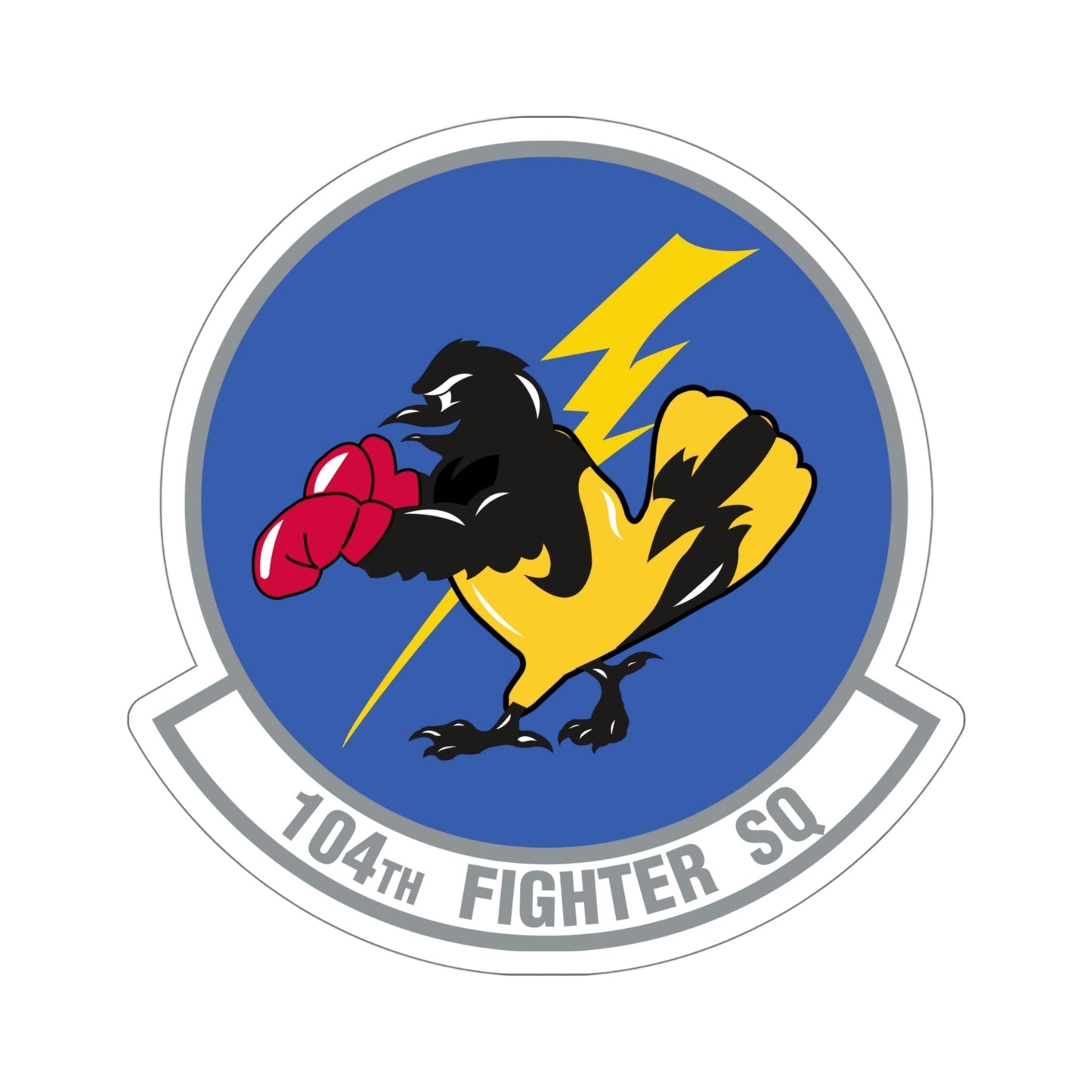 104th Fighter Squadron (U.S. Air Force) STICKER Vinyl Die-Cut Decal-5 Inch-The Sticker Space