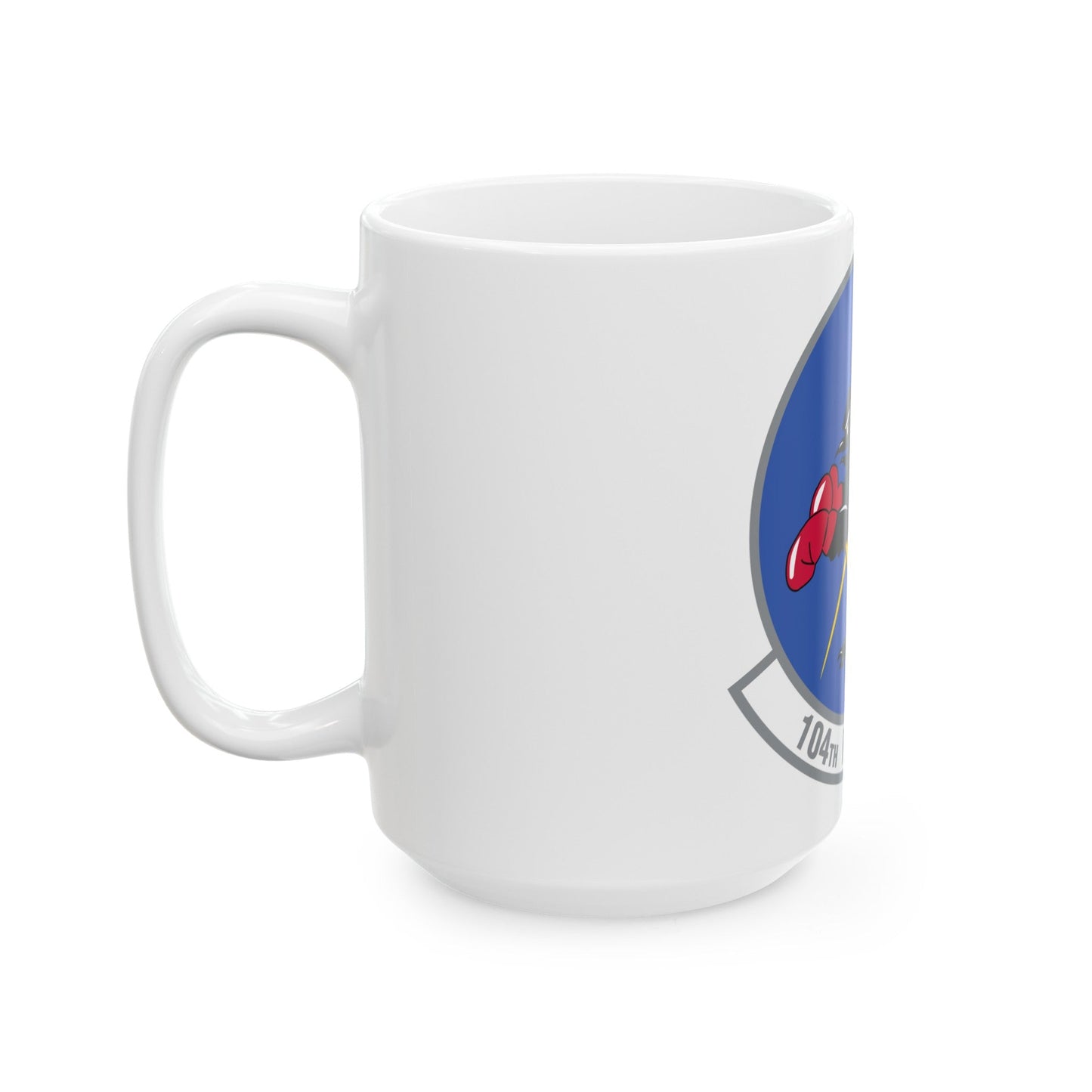 104th Fighter Squadron (U.S. Air Force) White Coffee Mug-The Sticker Space