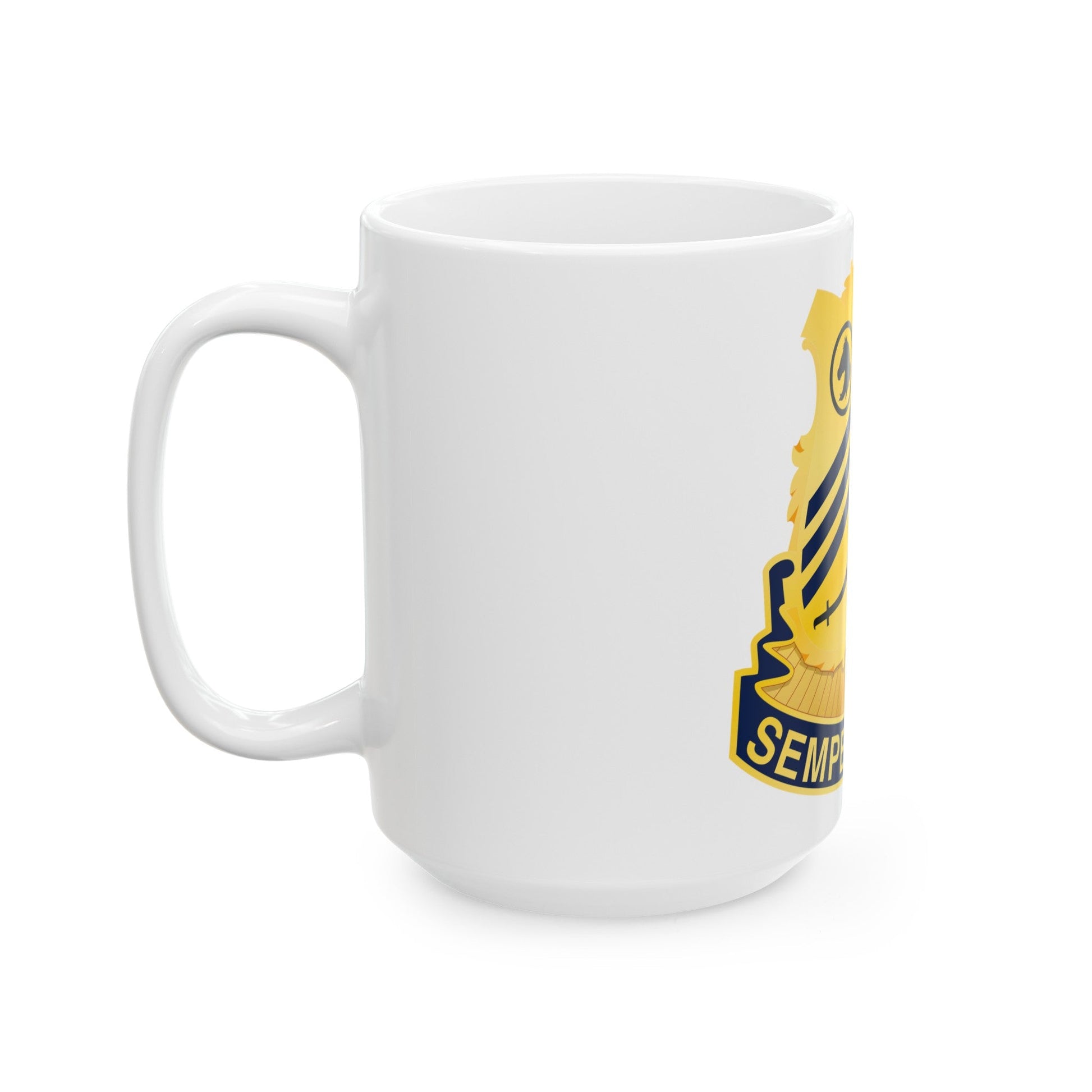 105 Cavalry Regiment (U.S. Army) White Coffee Mug-The Sticker Space
