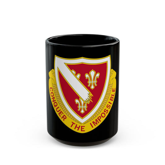105 Engineer Battalion (U.S. Army) Black Coffee Mug-15oz-The Sticker Space
