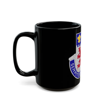 105 Engineer Group (U.S. Army) Black Coffee Mug-The Sticker Space