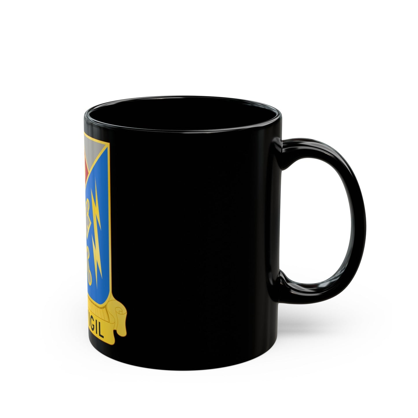 105 Military Intelligence Battalion (U.S. Army) Black Coffee Mug-The Sticker Space