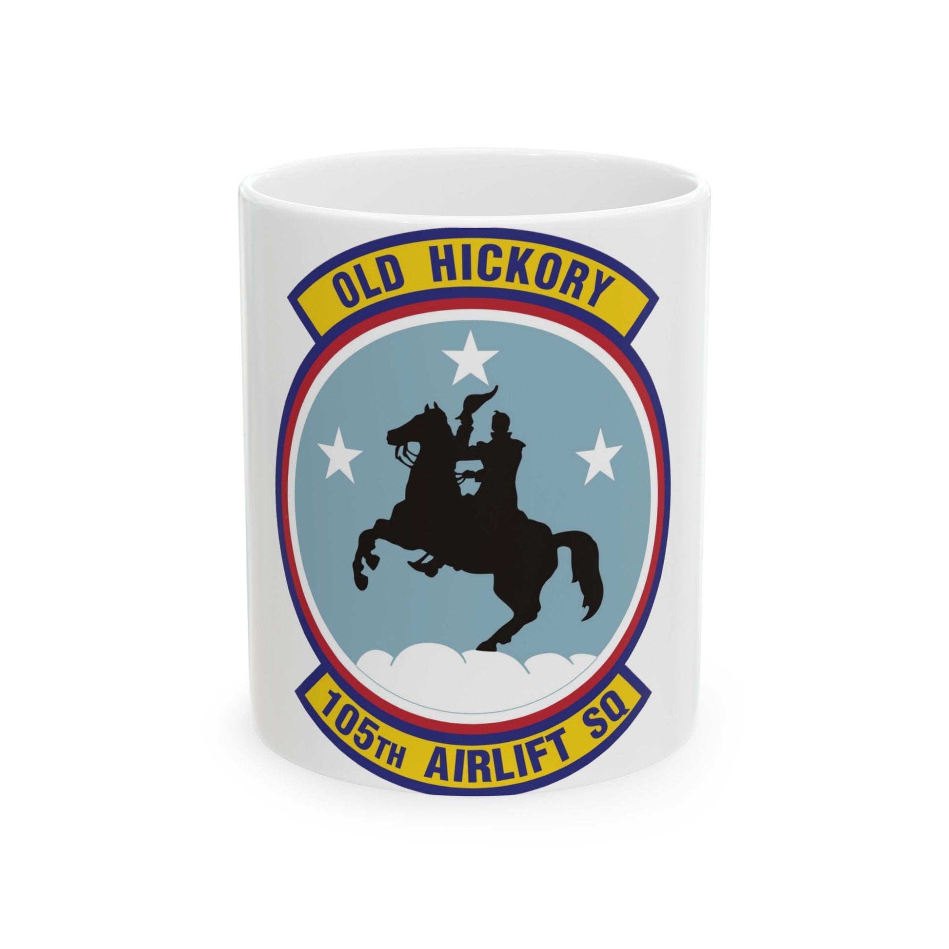 105th Airlift Squadron 2 (U.S. Air Force) White Coffee Mug-11oz-The Sticker Space