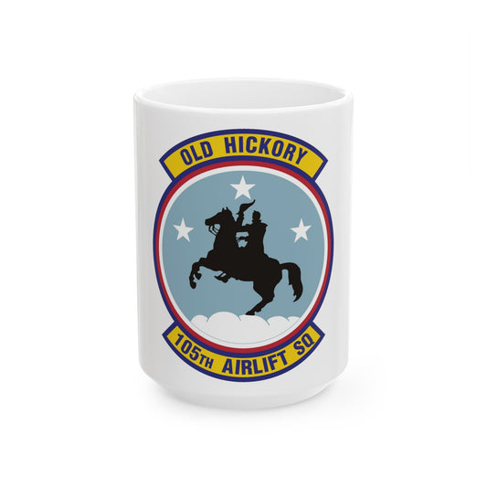 105th Airlift Squadron 2 (U.S. Air Force) White Coffee Mug