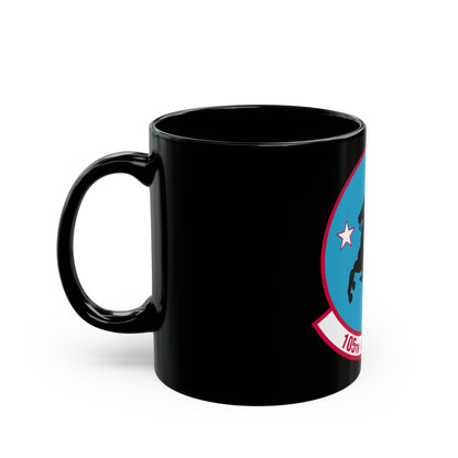 105th Airlift Squadron (U.S. Air Force) Black Coffee Mug-The Sticker Space