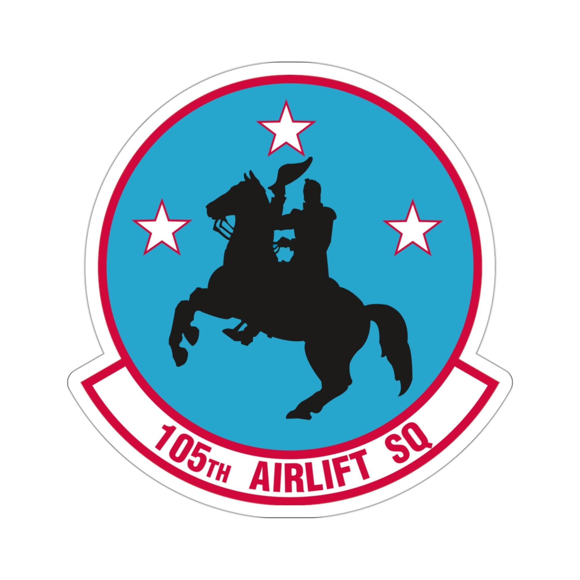 105th Airlift Squadron (U.S. Air Force) STICKER Vinyl Die-Cut Decal-3 Inch-The Sticker Space