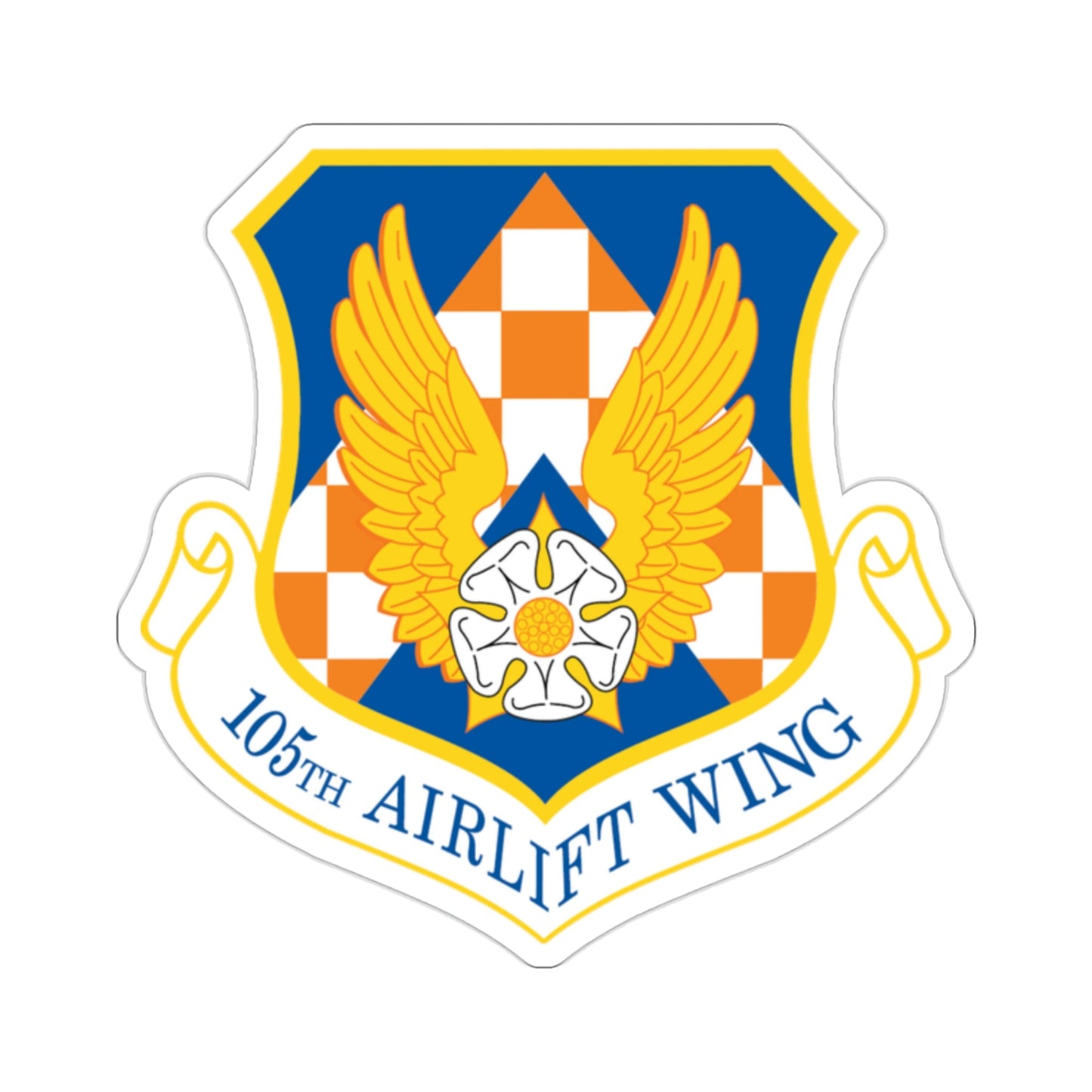 105th Airlift Wing (U.S. Air Force) STICKER Vinyl Die-Cut Decal-2 Inch-The Sticker Space