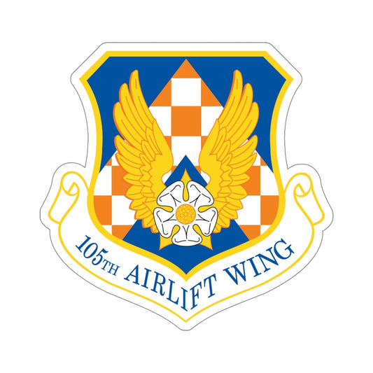 105th Airlift Wing (U.S. Air Force) STICKER Vinyl Die-Cut Decal-6 Inch-The Sticker Space