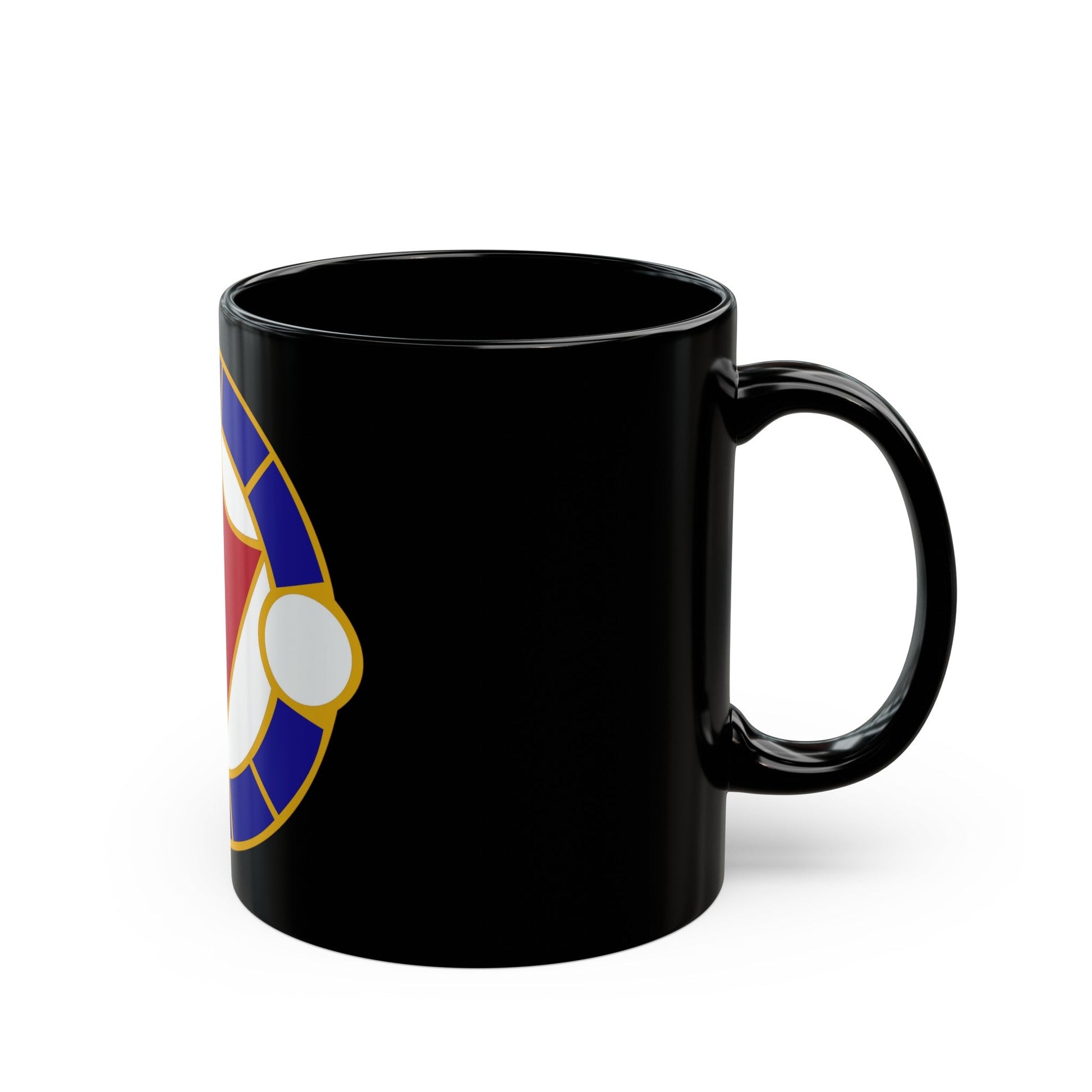 106 Engineer Battalion (U.S. Army) Black Coffee Mug-The Sticker Space