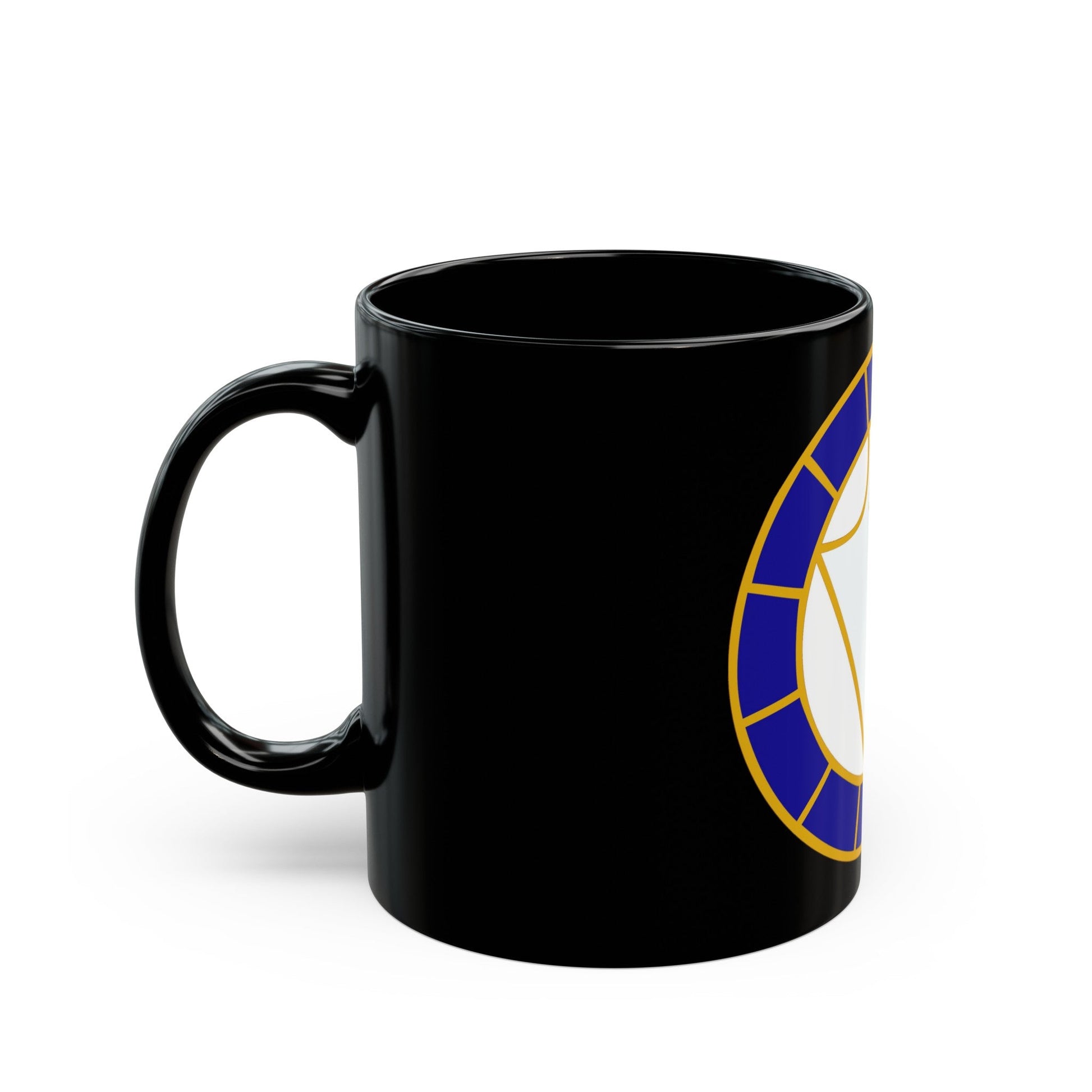 106 Engineer Battalion (U.S. Army) Black Coffee Mug-The Sticker Space