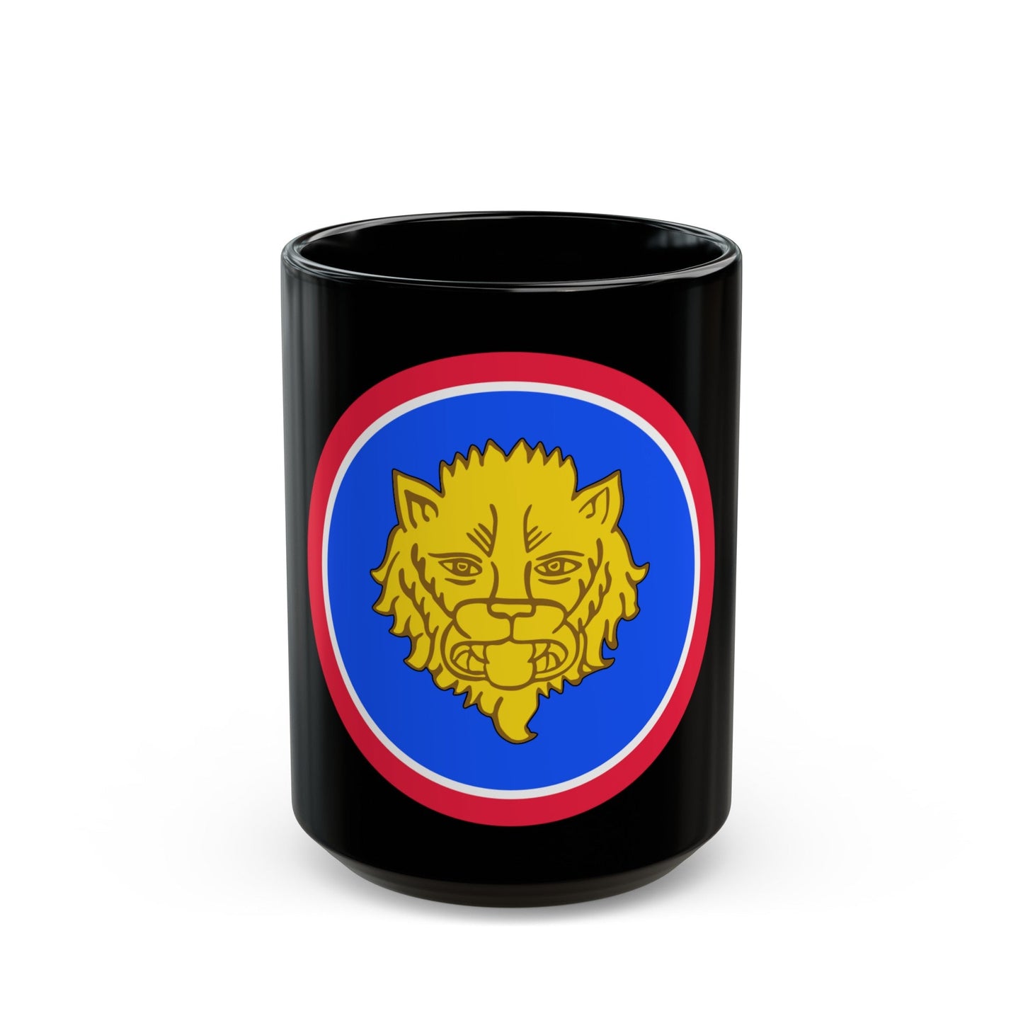 106 Infantry Division (U.S. Army) Black Coffee Mug-15oz-The Sticker Space
