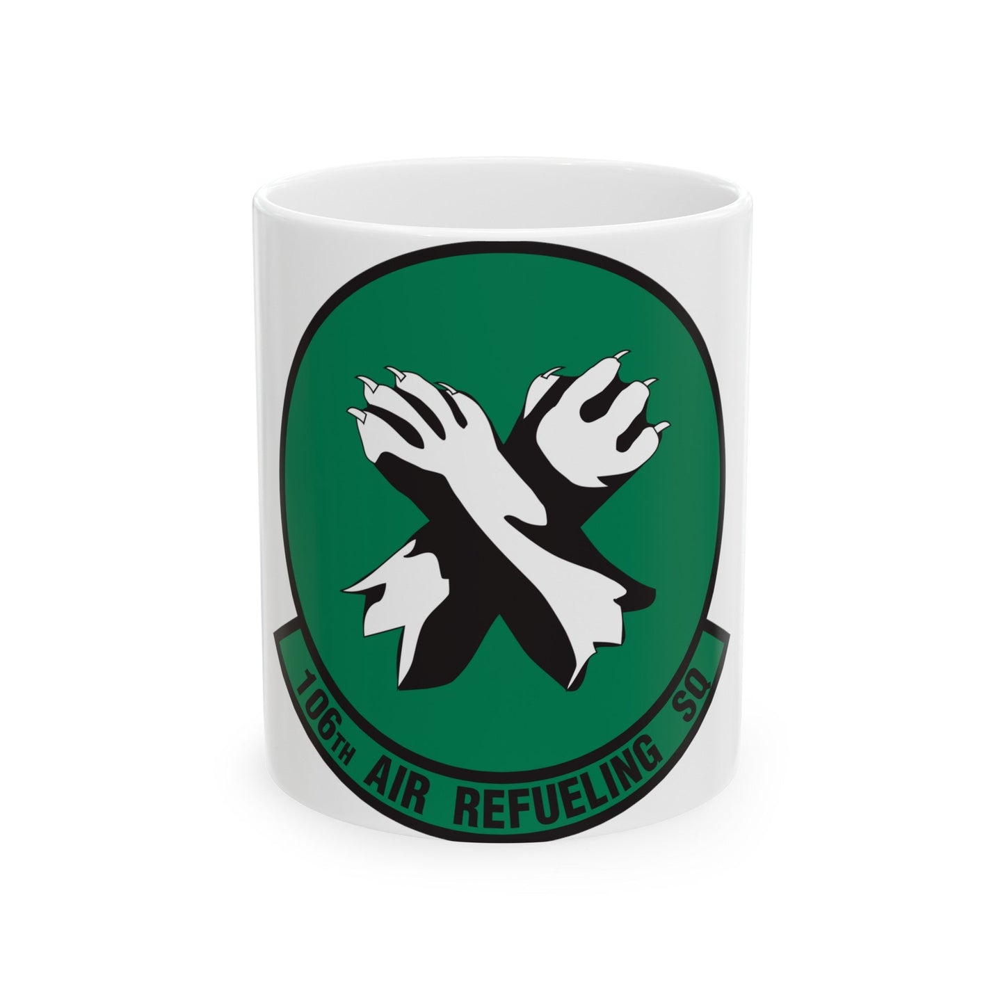 106th Air Refueling Squadron (U.S. Air Force) White Coffee Mug-11oz-The Sticker Space