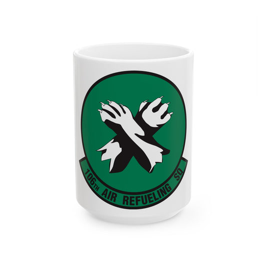 106th Air Refueling Squadron (U.S. Air Force) White Coffee Mug-15oz-The Sticker Space