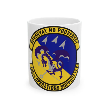 106th Operations Support Flight (U.S. Air Force) White Coffee Mug-11oz-The Sticker Space