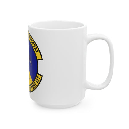 106th Operations Support Flight (U.S. Air Force) White Coffee Mug-The Sticker Space