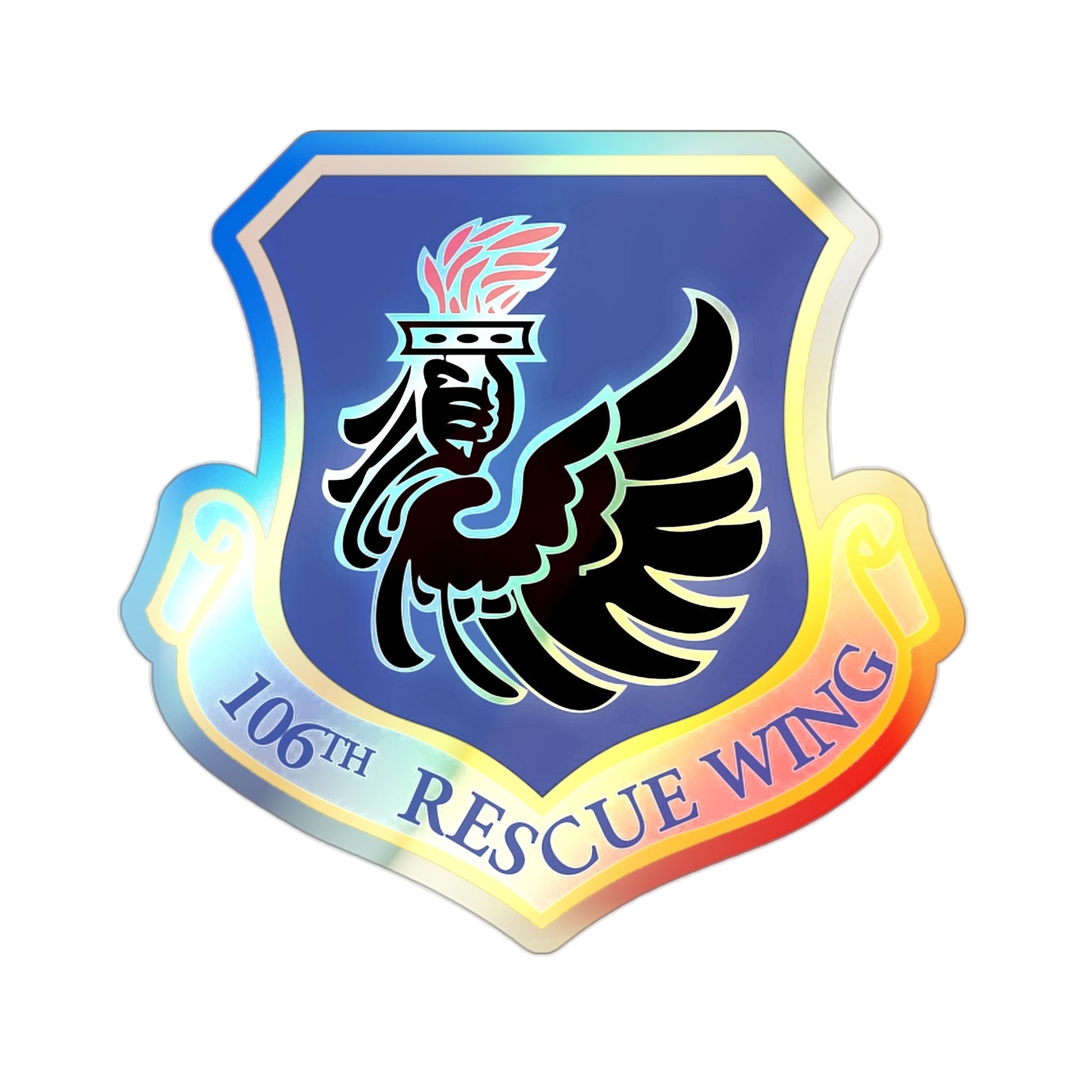 106th Rescue Wing 2 (U.S. Air Force) Holographic STICKER Die-Cut Vinyl Decal-2 Inch-The Sticker Space