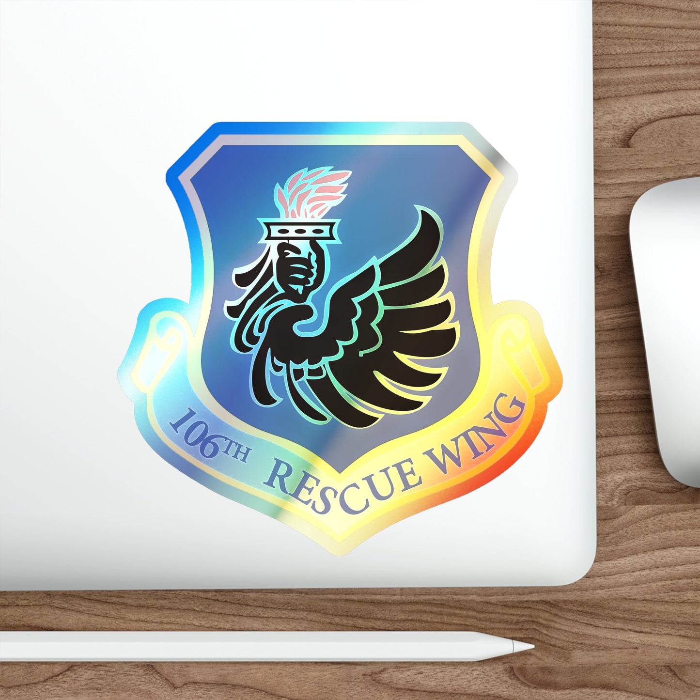 106th Rescue Wing 2 (U.S. Air Force) Holographic STICKER Die-Cut Vinyl Decal-The Sticker Space