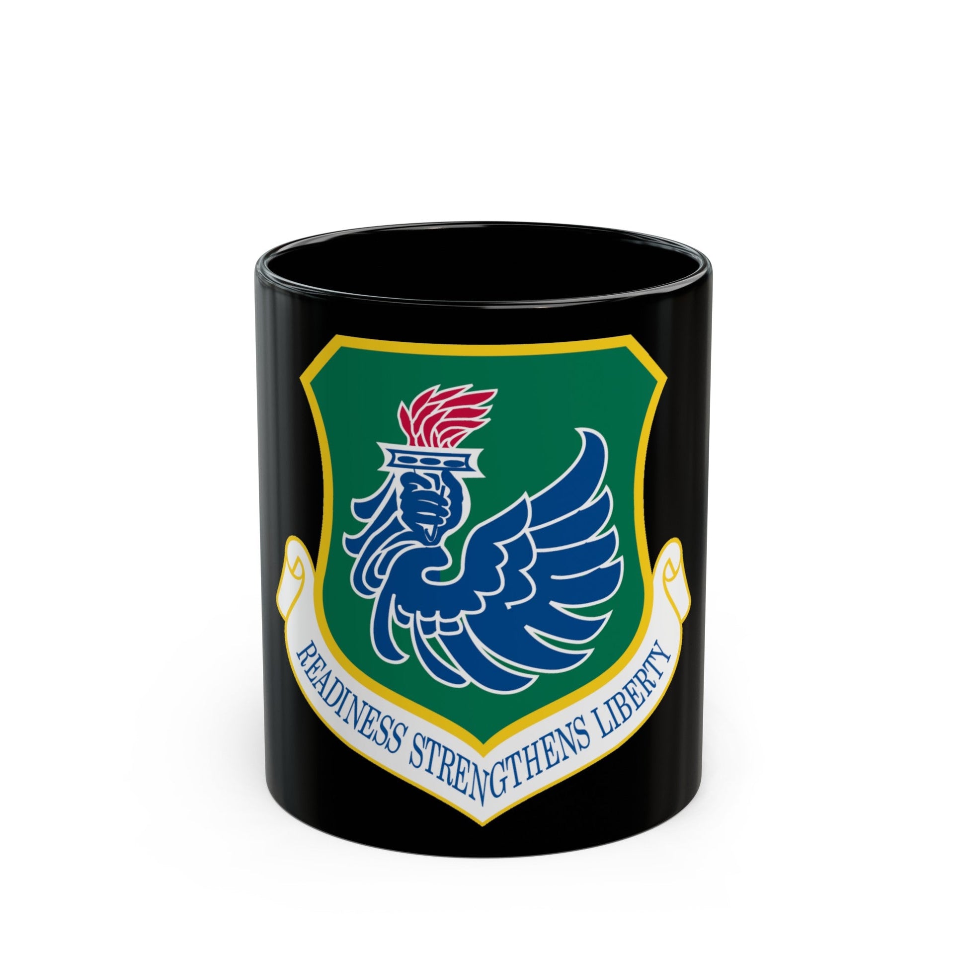 106th Rescue Wing (U.S. Air Force) Black Coffee Mug-11oz-The Sticker Space