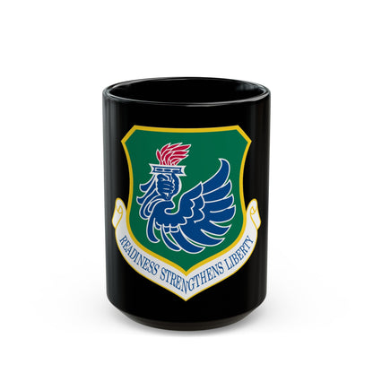 106th Rescue Wing (U.S. Air Force) Black Coffee Mug-15oz-The Sticker Space