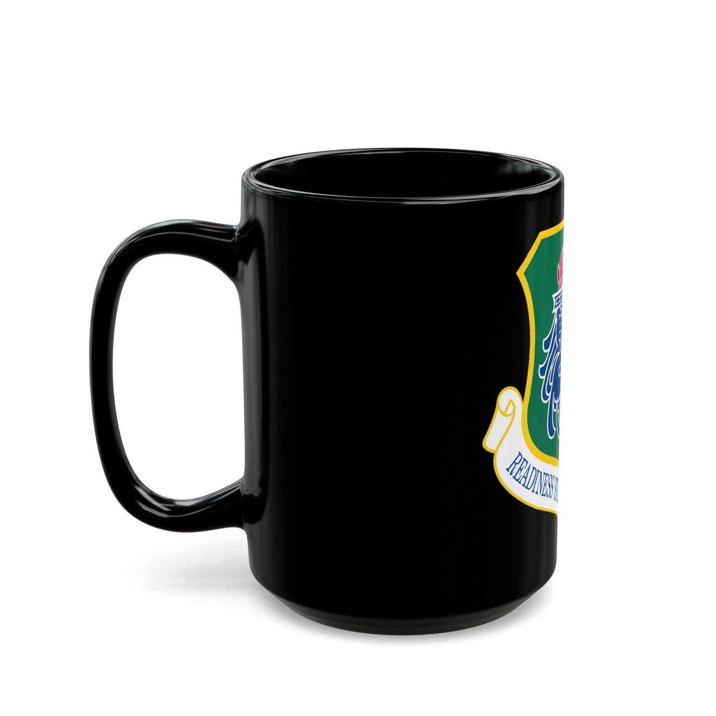 106th Rescue Wing (U.S. Air Force) Black Coffee Mug-The Sticker Space