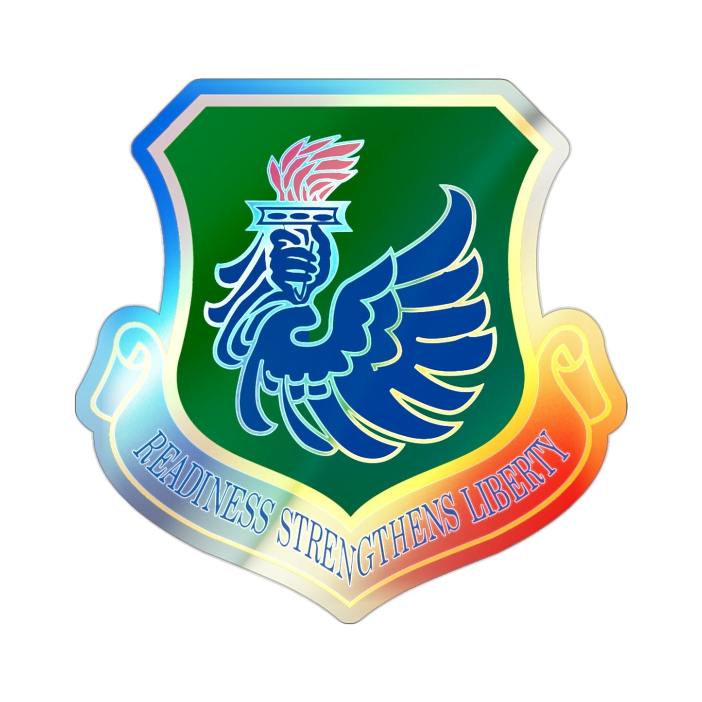 106th Rescue Wing (U.S. Air Force) Holographic STICKER Die-Cut Vinyl Decal-2 Inch-The Sticker Space