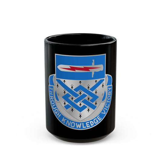 107 Military Intelligence Battalion (U.S. Army) Black Coffee Mug-15oz-The Sticker Space