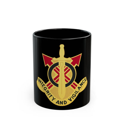 107th Artillery Group (U.S. Army) Black Coffee Mug-11oz-The Sticker Space