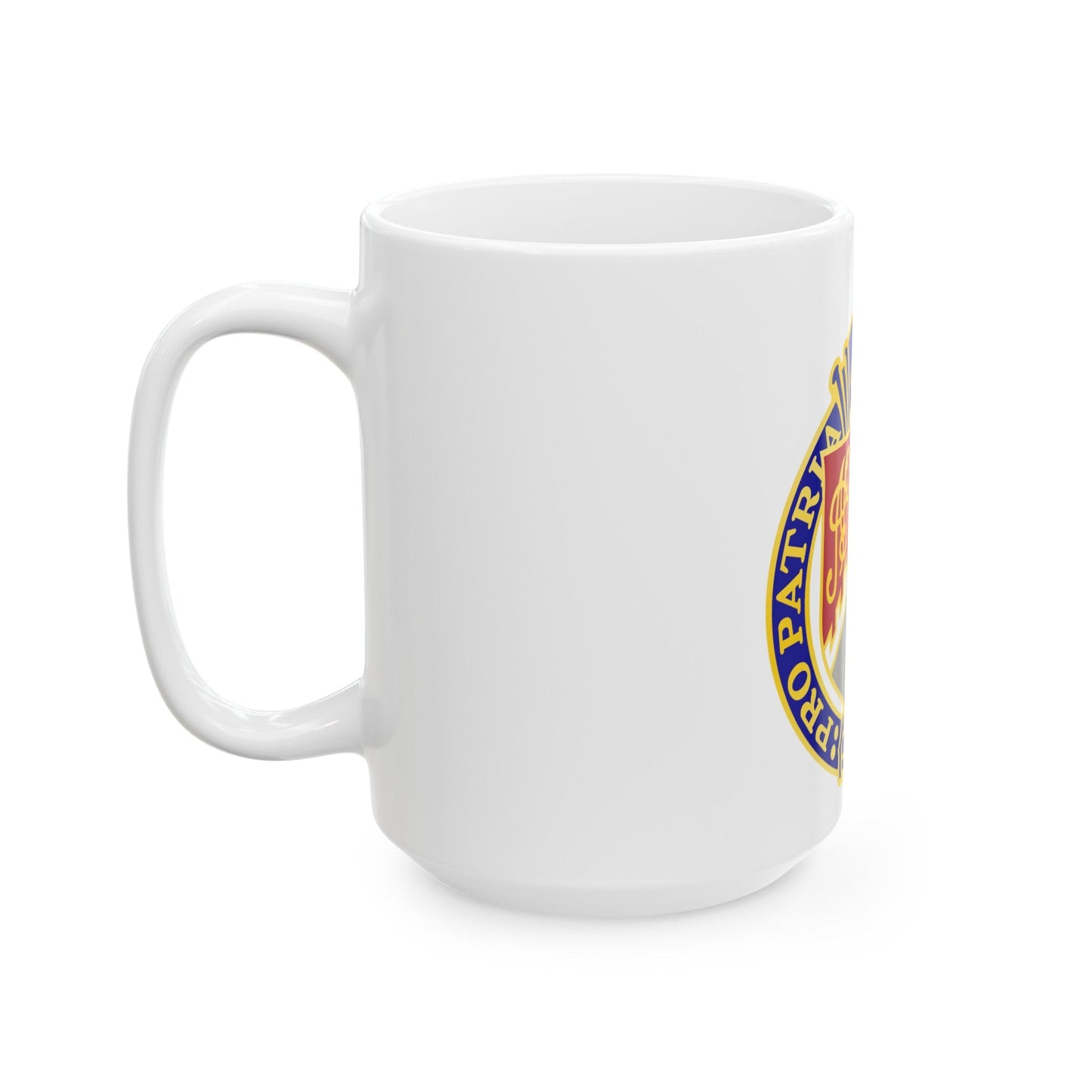107th Infantry Regiment (U.S. Army) White Coffee Mug-The Sticker Space