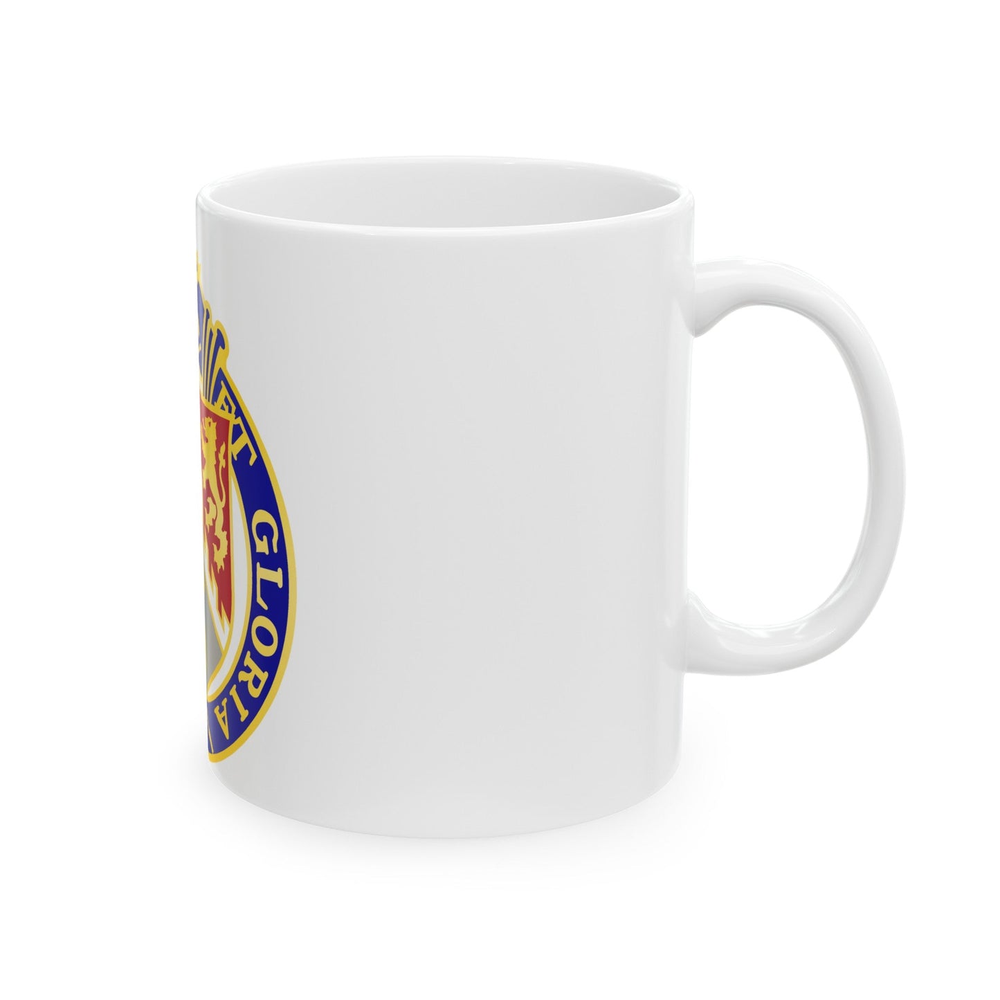 107th Infantry Regiment (U.S. Army) White Coffee Mug-The Sticker Space