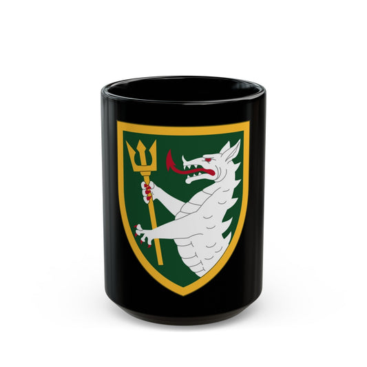 108 Armored Cavalry Regiment (U.S. Army) Black Coffee Mug-15oz-The Sticker Space