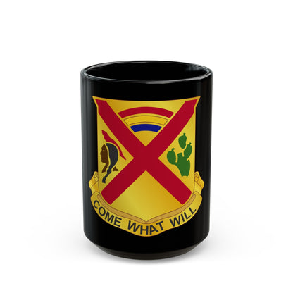 108 Cavalry Regiment (U.S. Army) Black Coffee Mug-15oz-The Sticker Space